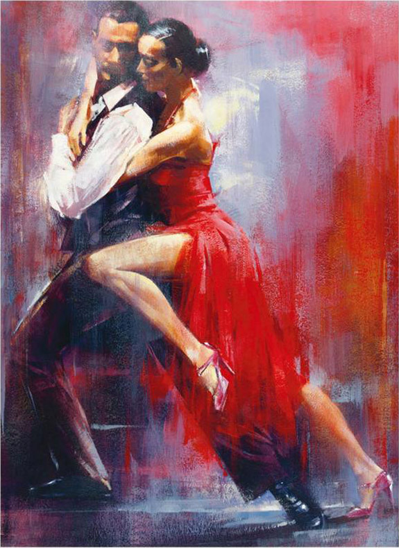 Tango Nuevo I painting - Pedro Alvarez Tango Nuevo I art painting
